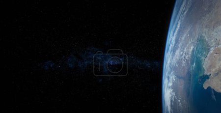 Téléchargez les photos : Planète Terre sur fond spatial. Éléments de cette image fournis par la NASA. - en image libre de droit