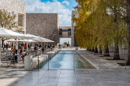 Photo for Los Angeles, California / United States - February 27 2018: The Getty Center is the campus of the Getty Museum. - Royalty Free Image