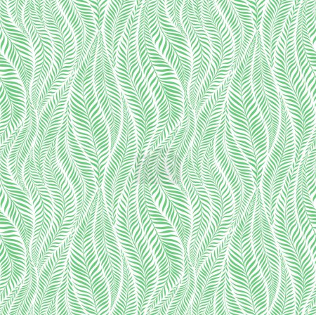 Illustration for Luxury seamless pattern with palm leaves. Modern stylish floral background. Vector illustration. - Royalty Free Image