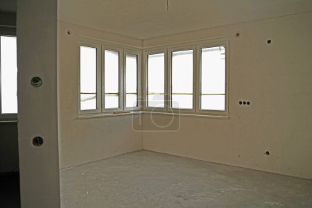 Photo for Living rooms in the stage of completion for occupancy in Halle Saale - Royalty Free Image