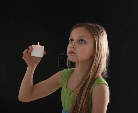 Photo for Girl with an candle - Royalty Free Image