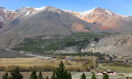 landscape with hills and countryside , Esquel, Patagonia, Argentina