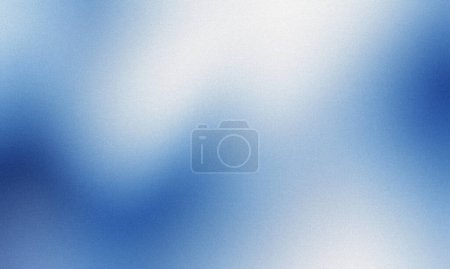 Elegante blau-weiße Tapete mit unscharfem Farbverlauf