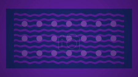 Photo for Abstract wavy neon colors 80-s style background. Minimalistic design concept. - Royalty Free Image