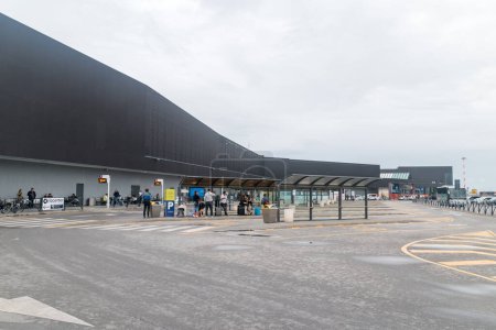 Téléchargez les photos : Bergame, Italie - 30 Septembre 2022 : Aéroport de Milan Bergame - Bgy (Orio Al Serio). - en image libre de droit
