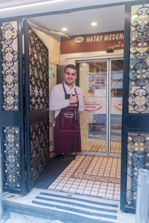 Téléchargez les photos : Istanbul, Turquie - 10 décembre 2022 : CZN Burak restaurant. Restaurant du célèbre chef turc Burak. - en image libre de droit