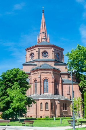 Foto de Bydgoszcz, Polonia - 9 de julio de 2023: Iglesia de San Pedro y San Pablo. - Imagen libre de derechos
