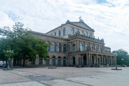Photo for Hanover, Germany - July 29, 2023: Hanover opera house. - Royalty Free Image