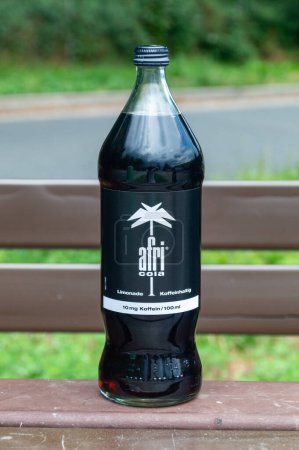 Photo for Hanover, Germany - July 29, 2023: Bottle of Afri Cola. - Royalty Free Image