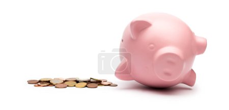 Photo for Piggy bank was robbed - Royalty Free Image