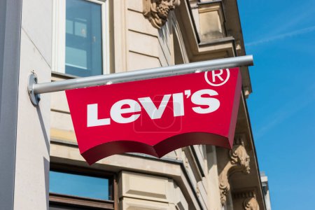 Photo for FRANKFURT, GERMANY MARCH, 2017: Levi's Store Logo. Founded in 1853, Levi Strauss is an American clothing company known worldwide for its brand of denim jeans. - Royalty Free Image