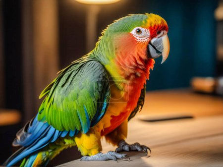 Téléchargez les photos : Oiseau tropical vibrant : Aras bleu et jaune dans la nature - en image libre de droit