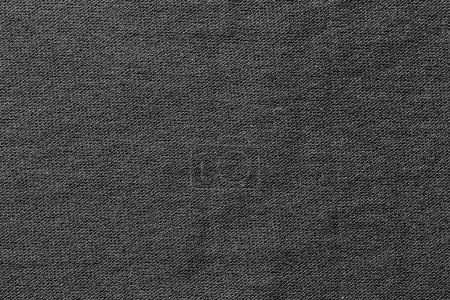 Photo for Black color fabric cloth polyester texture and textile background. - Royalty Free Image