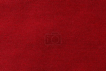 Photo for Red color fabric cloth polyester texture and textile background. - Royalty Free Image