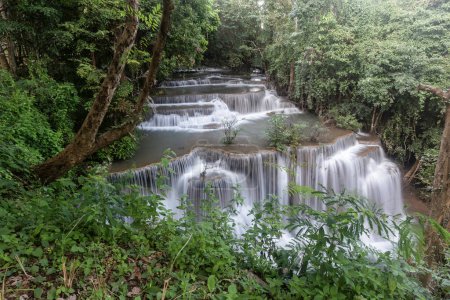 Photo for Huai Mae Khamin waterfall, Kanchanaburi, Thailand - Royalty Free Image