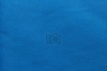 Photo for Blue color fabric cloth polyester texture and textile background. - Royalty Free Image