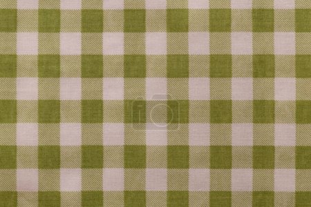 Photo for Close-up plaid fabric pattern texture and textile background. - Royalty Free Image