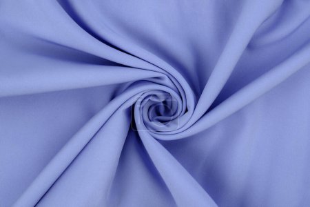 Foto de Textura de poliéster de tela de color azul y fondo textil. - Imagen libre de derechos