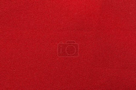Foto de Textura de poliéster de tela de color rojo y fondo textil. - Imagen libre de derechos