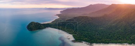 Photo for Sunset over Cape Tribulation in the Daintree National Park, Queensland, Australia. - Royalty Free Image
