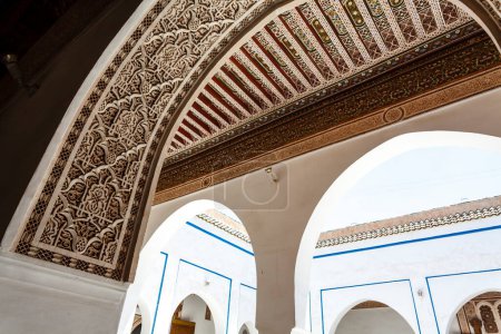 Téléchargez les photos : Interior of Bahia Palace in Marrakesh, Morocco, North Africa - en image libre de droit