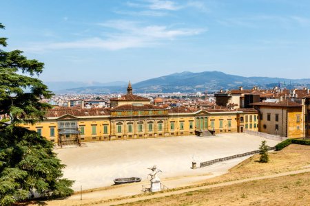 Photo for View from the Boboli gardens at the city of Florence, Tuscany, Italy, Europe - Royalty Free Image