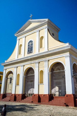Téléchargez les photos : Exterior of the church of the Holy Trinity in Trinidad, Cuba, Caribbean - en image libre de droit