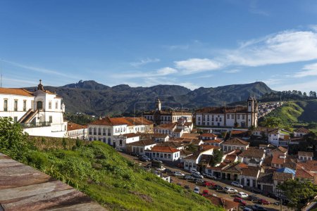 Photo for View at the historic center of Ouro Preto, Minas Gerais, Brazil, South America - Royalty Free Image