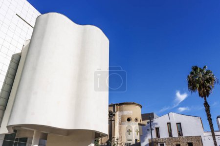 Photo for Facade of the Museum of Contemporary art MACBA in Barcelona, Catalonia, Spain, Europe - Royalty Free Image