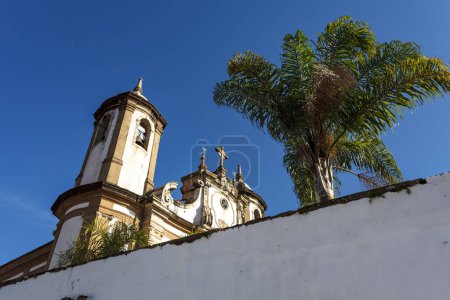 Photo for Exterior of the church of Our Lady of Mount Carmel (Igreja de Nossa Senhora do Carmo) in Ouro Preto, Minas Gerais, Brazil, South America - Royalty Free Image