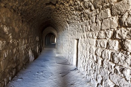 Téléchargez les photos : Intérieur du château de Kerak à Al-Karak, Jordanie, Moyen-Orient - en image libre de droit