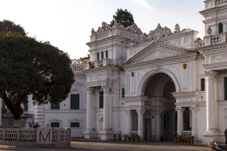 This majestic gate was the main entrance to enter Narayanhiti Royal Palace, Kathmandu, Nepal. Asia