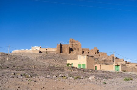 Antigua fortaleza bereber en Marruecos, norte de África