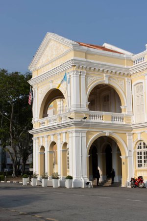 Exterior of the Town Hall of George Town, Penang, Malaysia, Asia