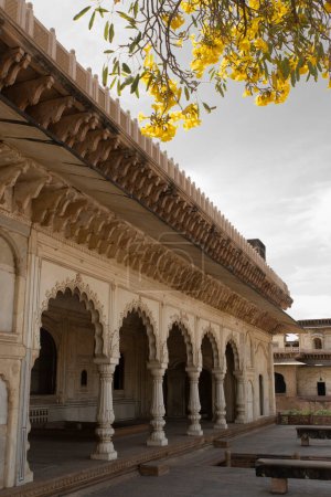 Extérieur du Suraj Bhawan, Deeg Palace, Deeg, Rajasthan, Inde, Asie
