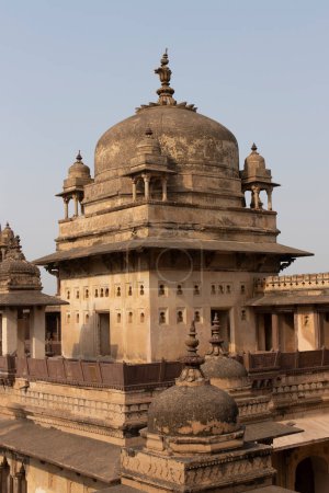 Jahangir Mahal, Orchha Fort, Orchha, Niwara, Madhya Pradesh, Indien, Asien