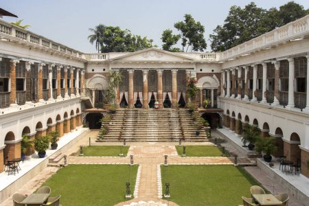 Rajbari Bawali mansion, Bawari, West Bengal, India, Asia
