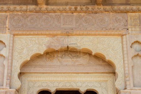 Exterior de Chaubey Mahal en Kalinjar Fort, Kalinjar, Banda District, Uttar Pradesh, India, Asia