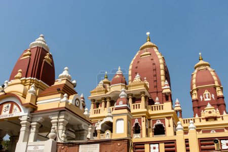Foto de Exterior del Templo Birla Mandir (Laxminarayan) en Nueva Delhi, India, Asia - Imagen libre de derechos
