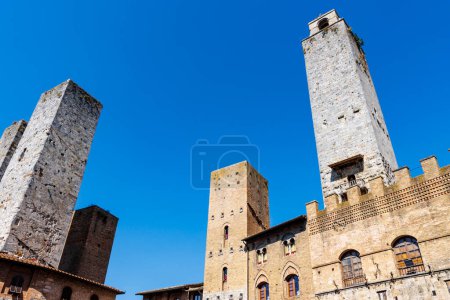 Foto de Torres de piedra de San Gimignano, Toscana, Italia, Europa de San Gimignano, Toscana, Italia, Europa - Imagen libre de derechos