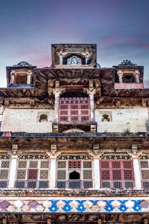 Exterior of Datia Palace, Datia, Madhya Pradesh, India, Asia