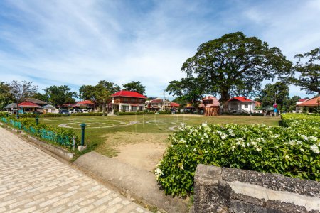 Photo for Central park in Paoay, Ilocos Norte, Philippines, Asia - Royalty Free Image