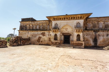 Facade of the Raja Aman Singh palace, Kalinjar Fort, Uttar Pradesh, India, Asia