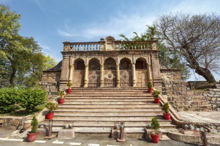 Facade of Jhansi fort in Jhansi, Budelkhand, Uttar Pradesh, India, Asia