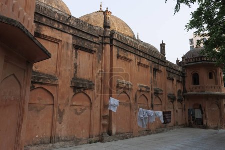 Exterior of the Sat Masjid in Old Dhaka, Dhaka, Bangladesh, Asia
