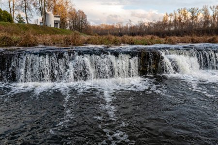 Photo for Venta Rapid waterfall - Ventas Rumba, the widest waterfall in Europe, Kuldiga, Latvia - Royalty Free Image