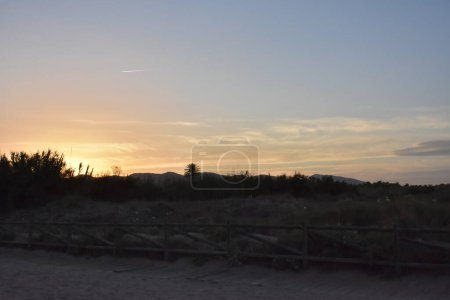 Foto de Vista de la hermosa puesta de sol - Imagen libre de derechos