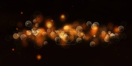 Photo for Bokeh overlay. Bokeh background. Glowing particles - Royalty Free Image