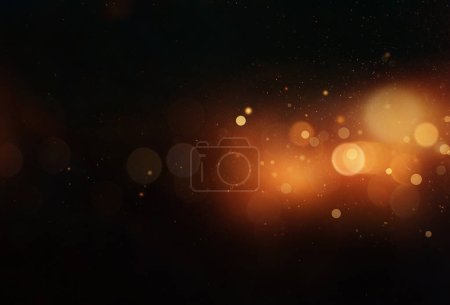 Photo for Bokeh overlay. Bokeh background. Glowing particles - Royalty Free Image