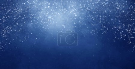 Téléchargez les photos : Blue background with stars . Christmas texture - en image libre de droit